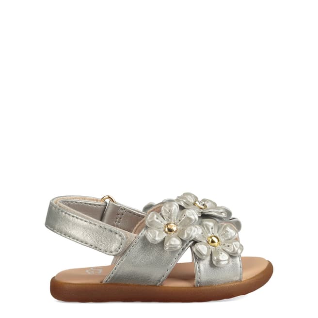 UGG Toddler Silver Allairey Shimmer Sandals