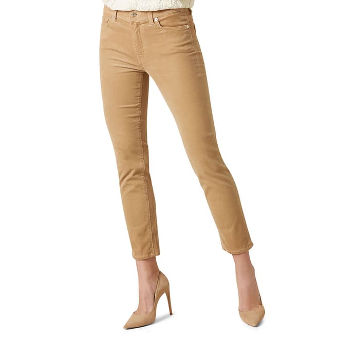 7 For All Mankind Camel Roxanne Corduroy Jeans