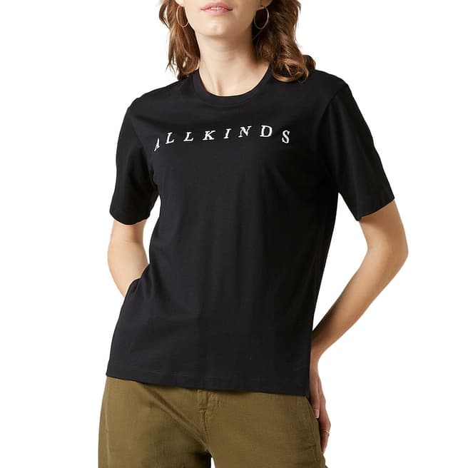 7 For All Mankind Black All Kinds T-Shirt