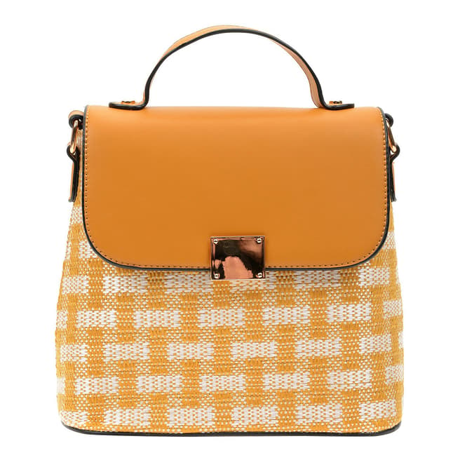 Isabella Rhea Yellow Top Handle Bag