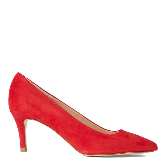 Hobbs London Red Elouise Stiletto Court Shoes