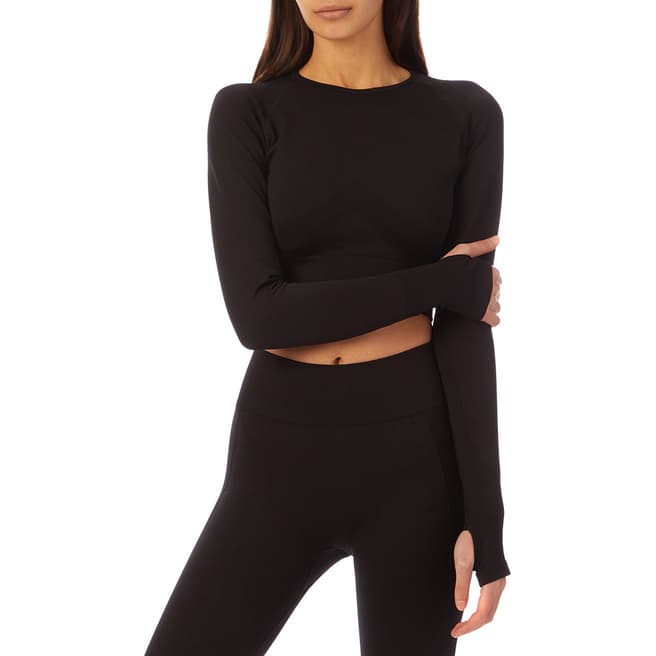 Cocoblend Black Tops With Sleeve