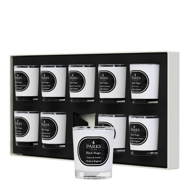 Parks London Black Magic Set of 10 Mini Fragrances Gift Set