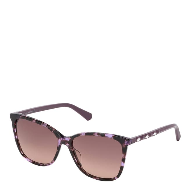 SWAROVSKI Women's Purple Sunglasses 56mm