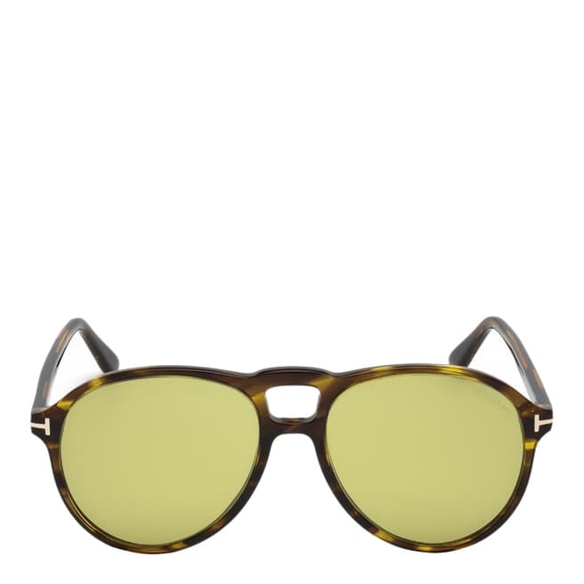 Tom Ford Men's Tortoiseshell Sunglasses 57mm