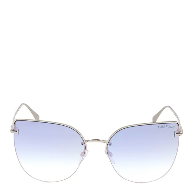 Tom Ford Women's Silver Sunglasses 61mm 