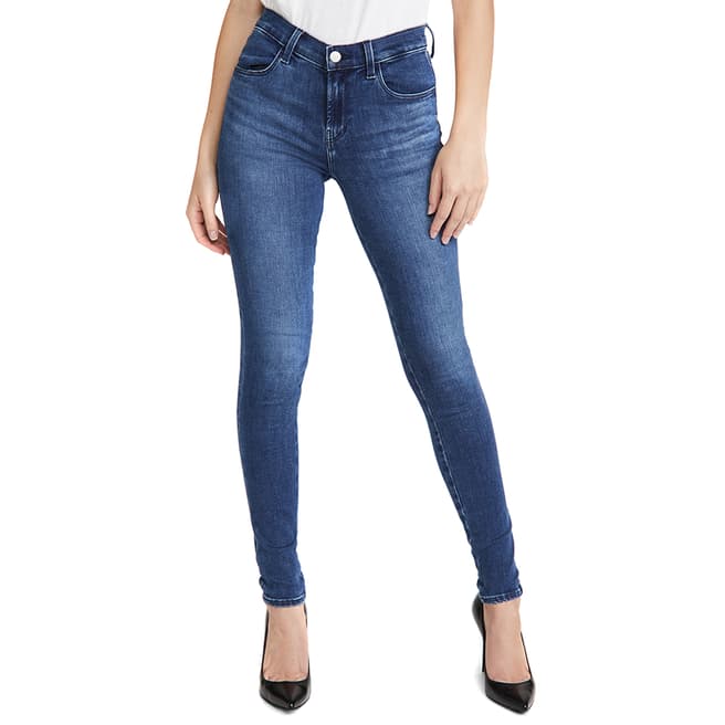 J Brand Mid Blue Sophia Super Skinny Stretch Jeans 