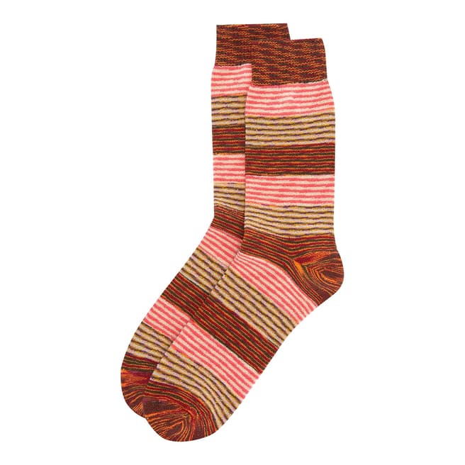 Missoni Red Striped Socks