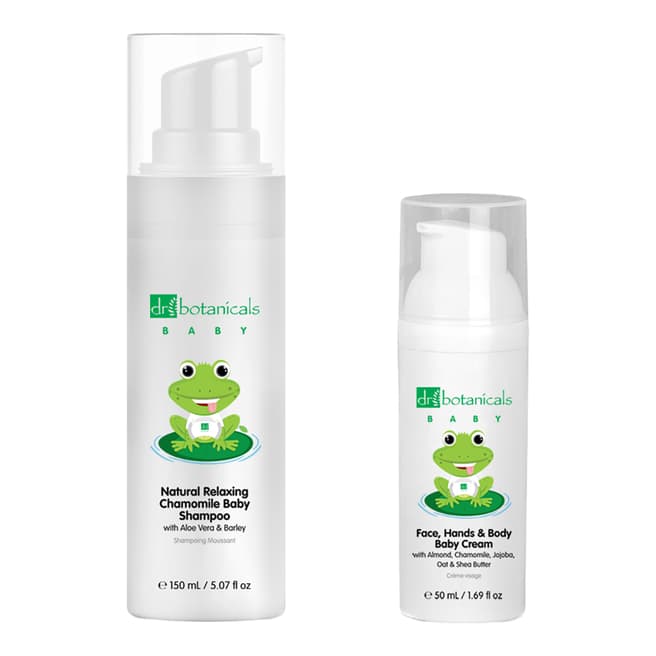 Dr. Botanicals Baby Collection Bubble Bath and Cream