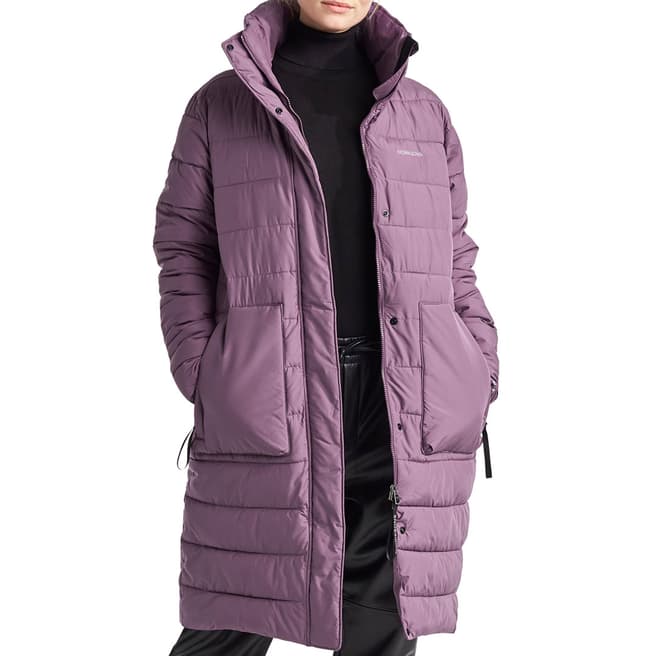 Didriksons Purple Oversized Puffer Jacket