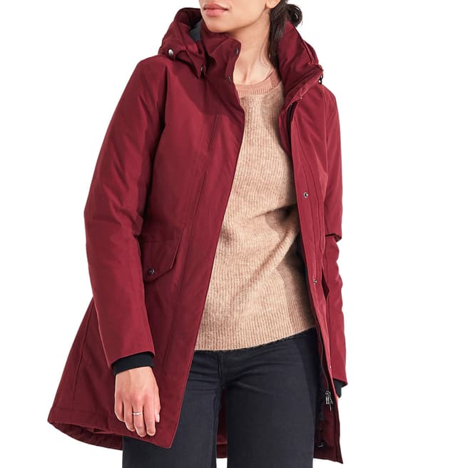 Didriksons Red Waterproof Padded Parka