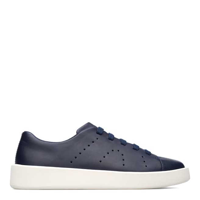 Camper Navy Courb Leather Sneakers