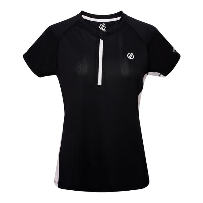 Dare2B Black/White Outdare II Jersey Cycle Top
