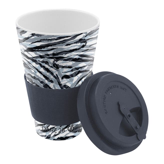 Dare2B Black/White Zebra Bamboo Coffee Mug
