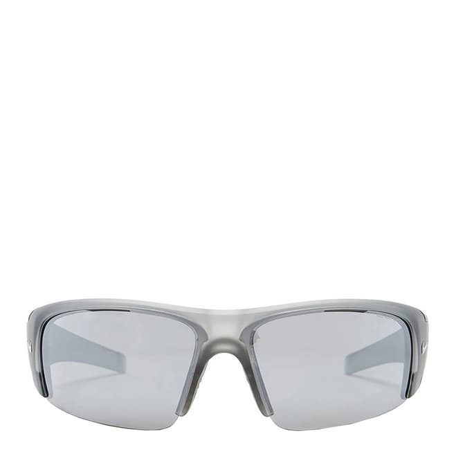 Nike Men's Grey/Silver Nike Sunglasses 64mm