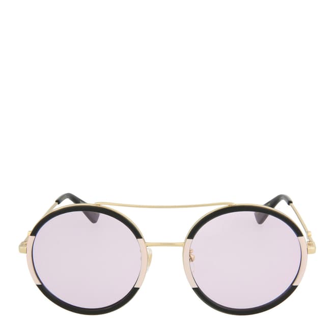 Gucci Women's Gold/Pink Gucci Sunglasses 56mm