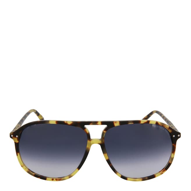 Bottega Veneta Men's Havana Blue Bottega Veneta Sunglasses 61mm