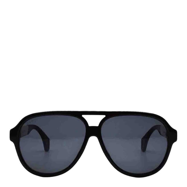 Gucci Men's Black/White/Grey Gucci Sunglasses 59x12x150mm