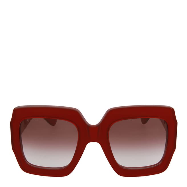 Gucci Women's Red Gucci Sunglasses 54mm