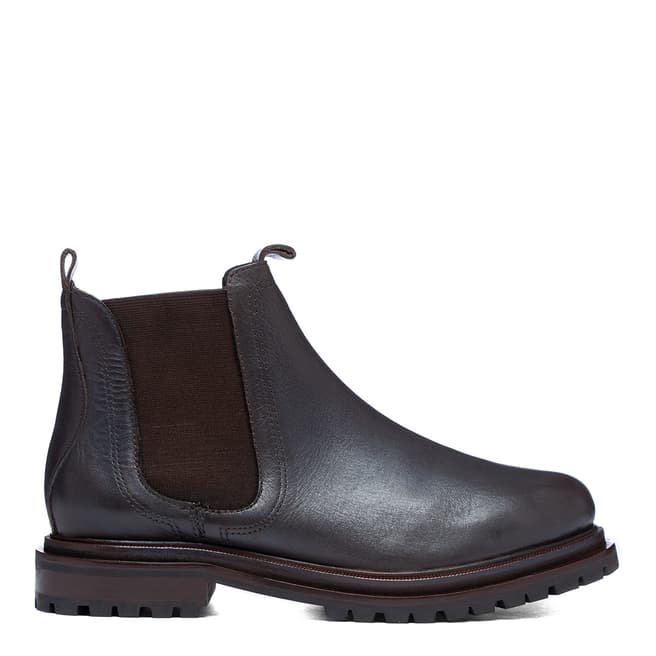 Hudson London Brown Leather Wilow Chelsea Boots
