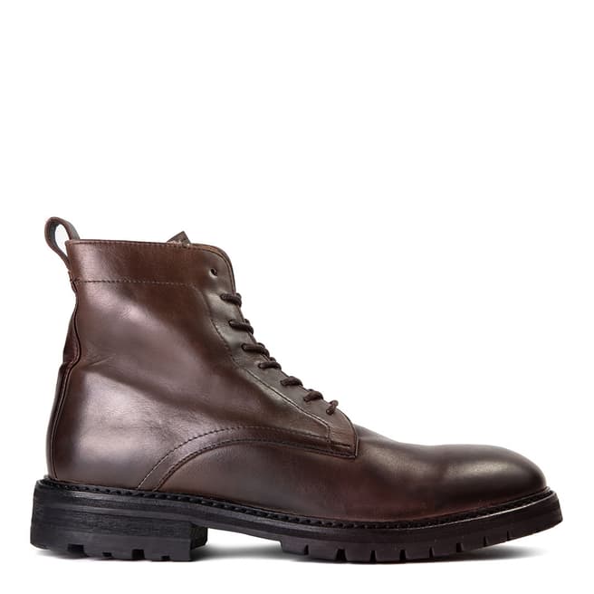 Hudson London Brown Leather Howden Boots