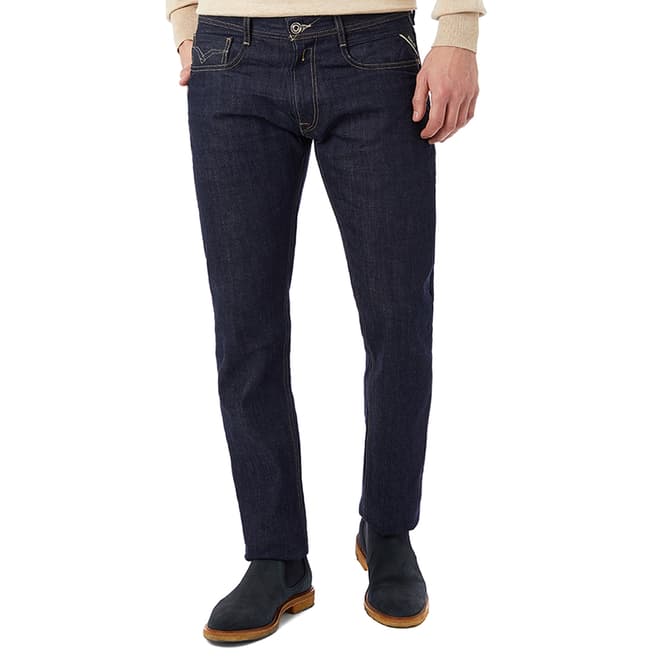Replay Blue Rocco Aged Eco 0 Year Straight Jeans