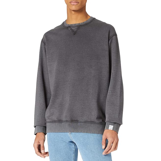 Replay Grey Organic Cotton Sweatshirt