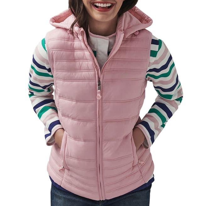 Crew Clothing Pink Classic Padded Gilet