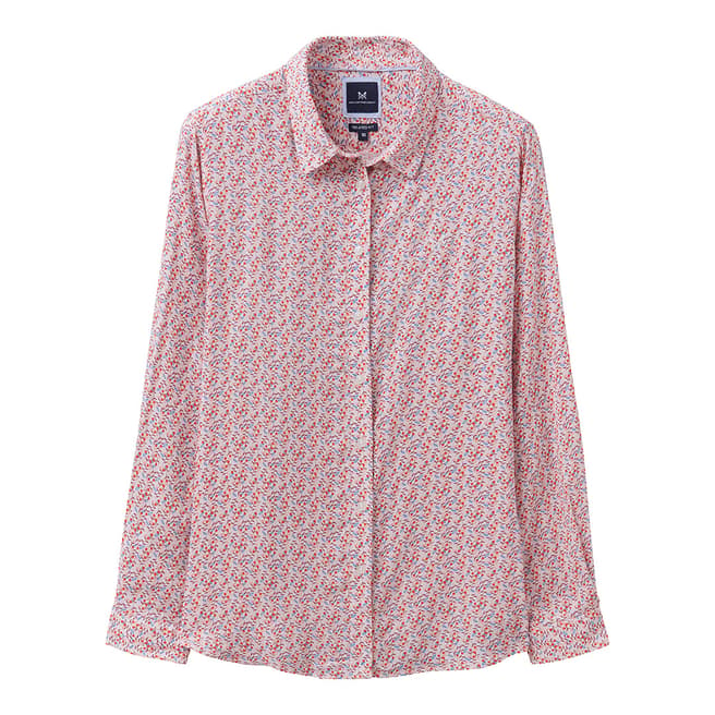 Crew Clothing Pink Floral Shirt