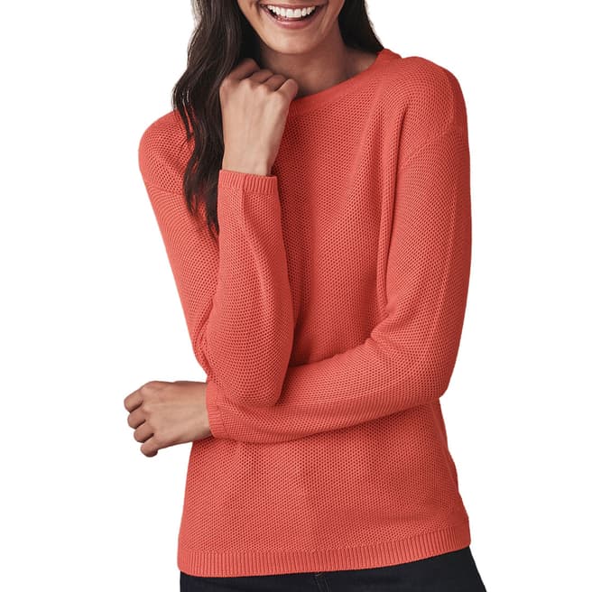 Crew Clothing Coral Classic Knit Jumper