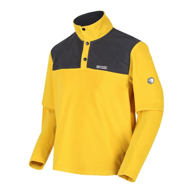 Regatta Yellow Lightweight Logo Fleece