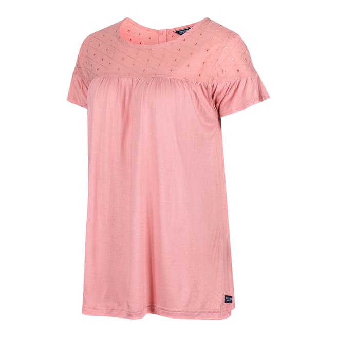 Regatta Pink Broderie T-Shirt