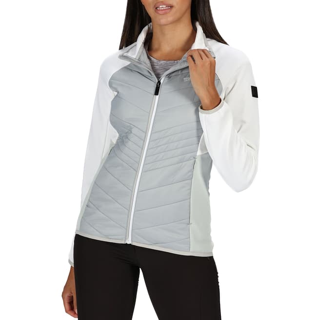 Regatta Grey/White Lightweight Quilted Walking Jackets