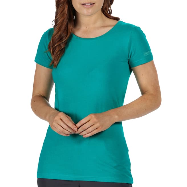 Regatta Turquoise Cotton T-Shirt