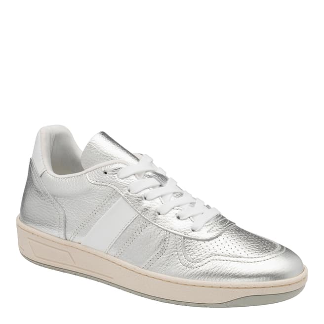 Ravel Silver Coen Leather Sneakers