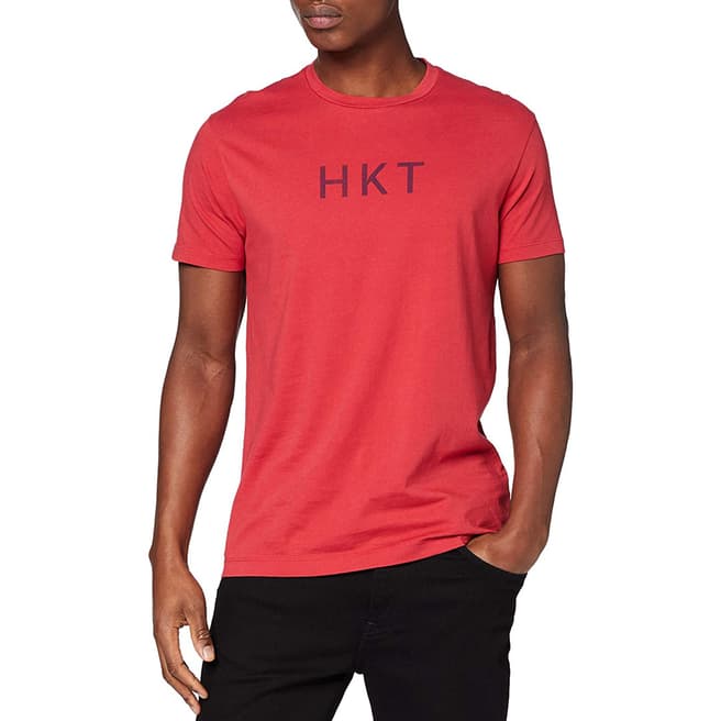 Hackett London Red Cotton T-Shirt