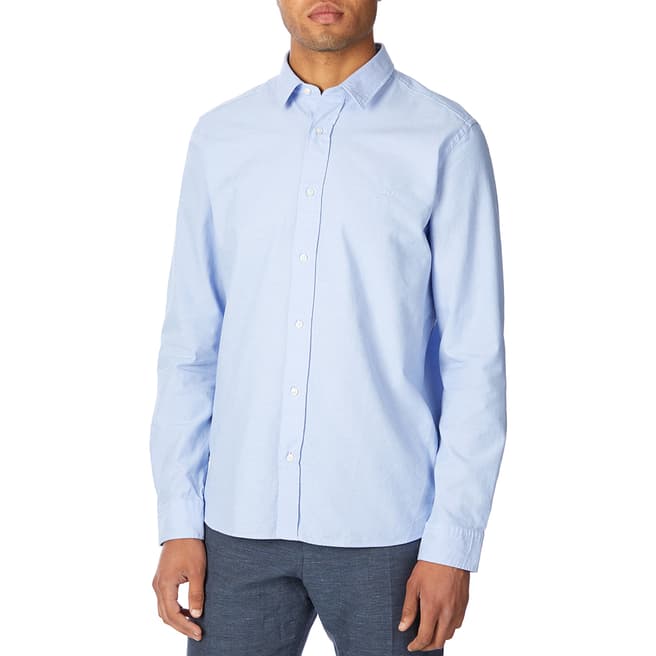 HUGO Blue Evart Cotton Shirt