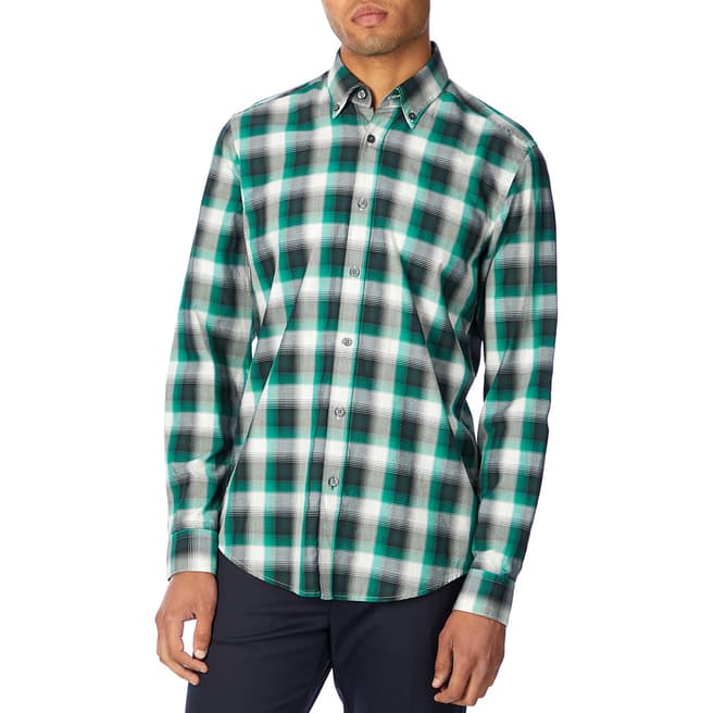BOSS Green Check Cotton Shirt