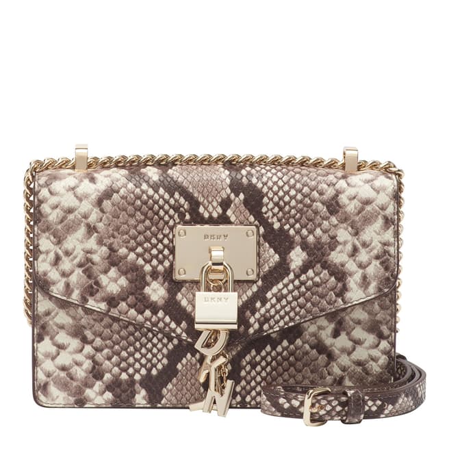 DKNY Natural Snake Elissa Small Shoulder Bag