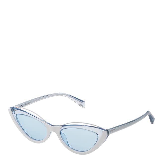 Police White Azure Mascara 1 Sunglasses