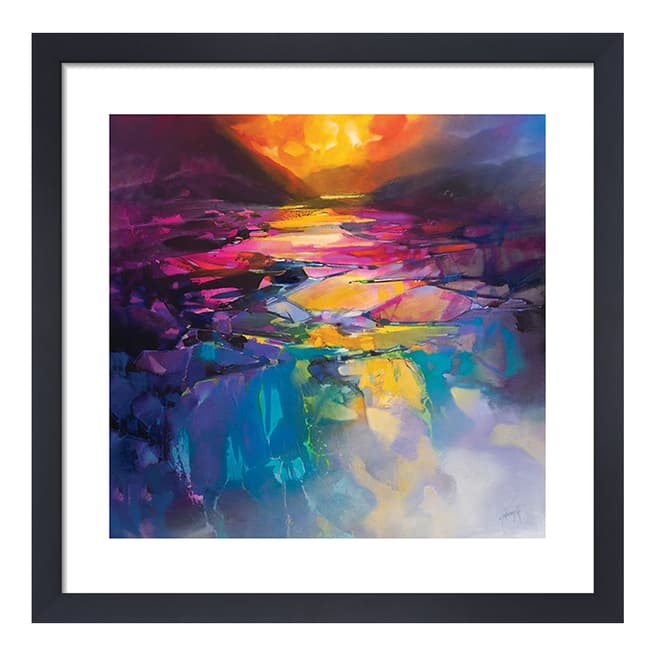 Scott Naismith Spectrum Valley 40x40cm Framed Print