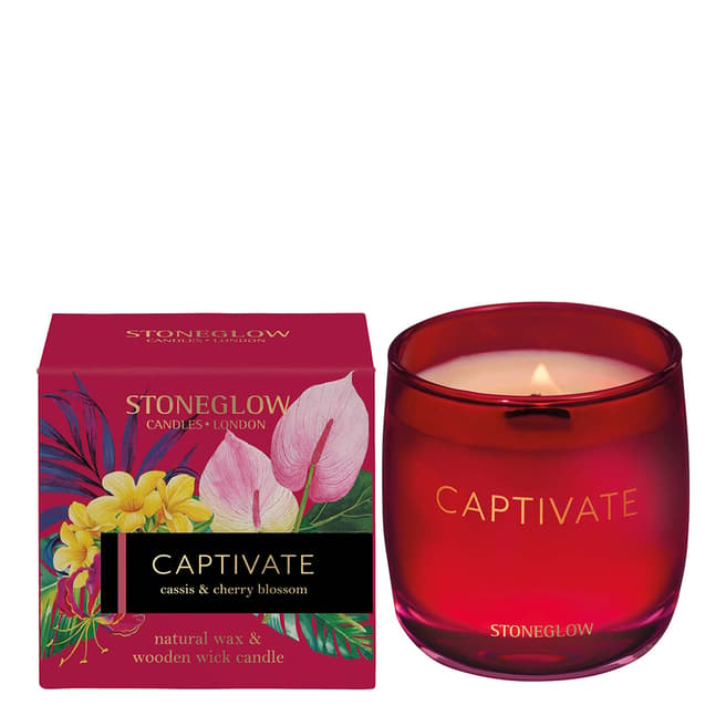 Stoneglow Candles Cassis & Cherry Blossom - Candle Captivate