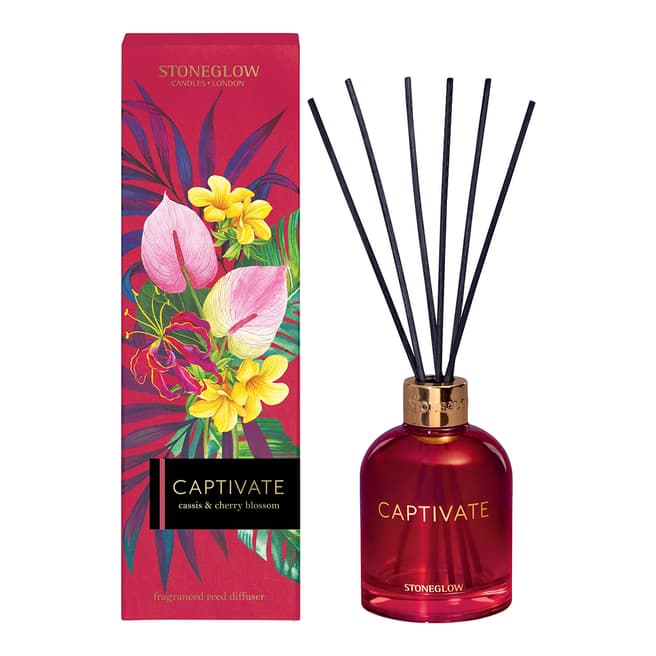 Stoneglow Candles Cassis & Cherry Blossom - Reed Diffuser Captivate