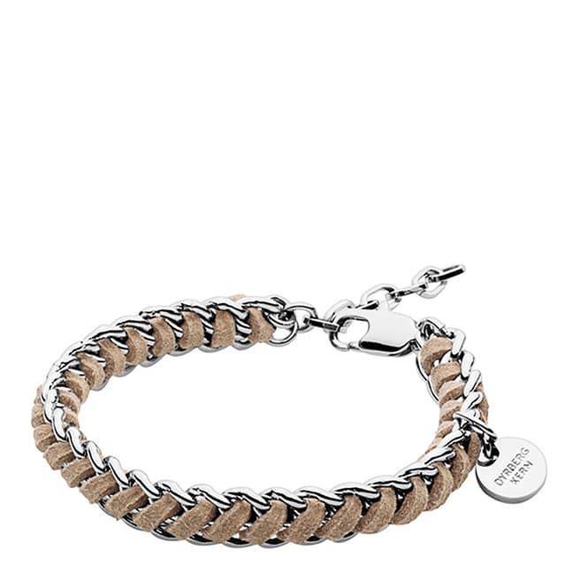 Dyrberg Kern Silver/Sand Chain Bracelet