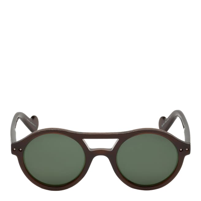 Moncler Unisex Dark Brown Moncler Sunglasses 51mm