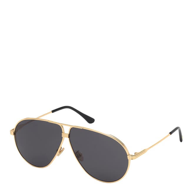 Tom Ford Men's Shiny Endura Gold/Brown Tom Ford Sunglasses 64mm