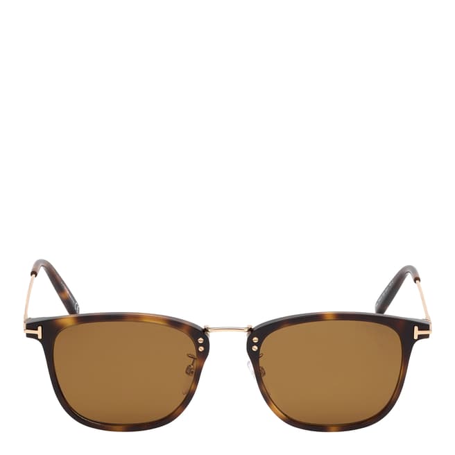 Tom Ford Men's Blonde Havana/Brown Tom Ford Sunglasses 53mm