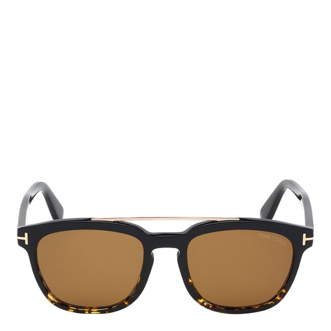 Tom Ford Men's Black/ HavanaBrown Tom Ford Sunglasses 54mm