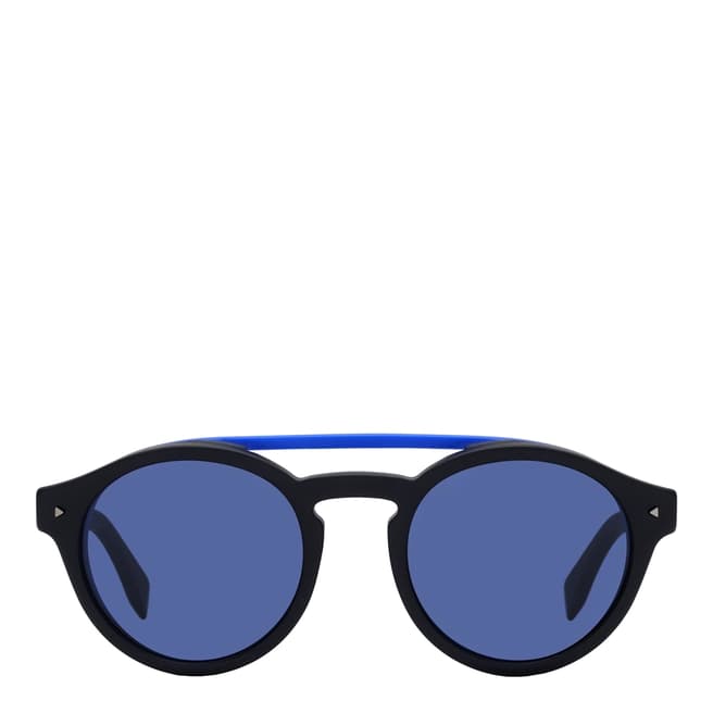 Fendi Men's Black/Grey Fendi Sunglasses 53mm
