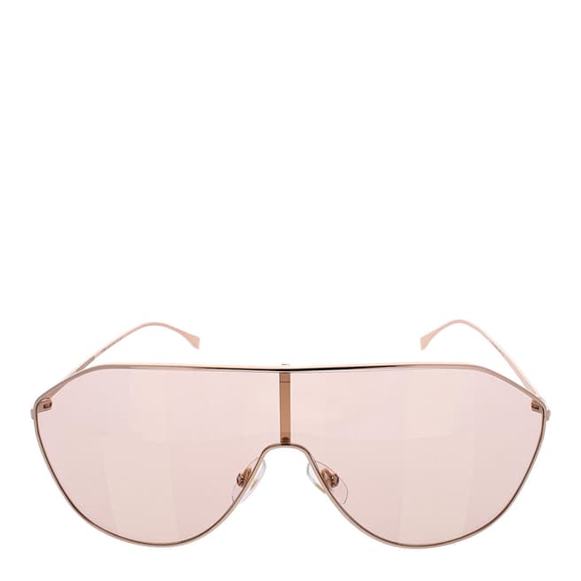 Fendi Women's Gold/Pink Fendi Sunglasses 99mm